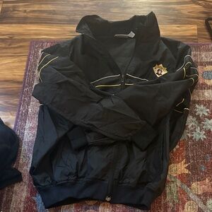 STARTER Black Jacket with Yellow Detailing
